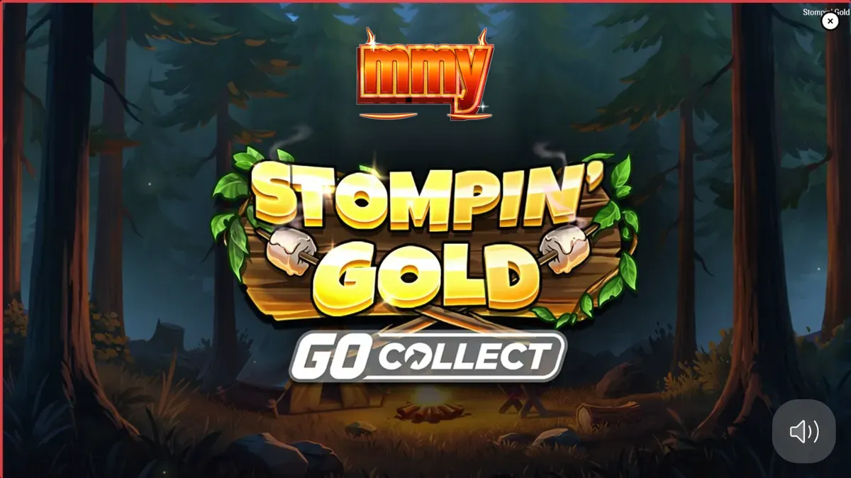 Interface do jogo Stompin’ Gold GO Collect com os personagens yeti